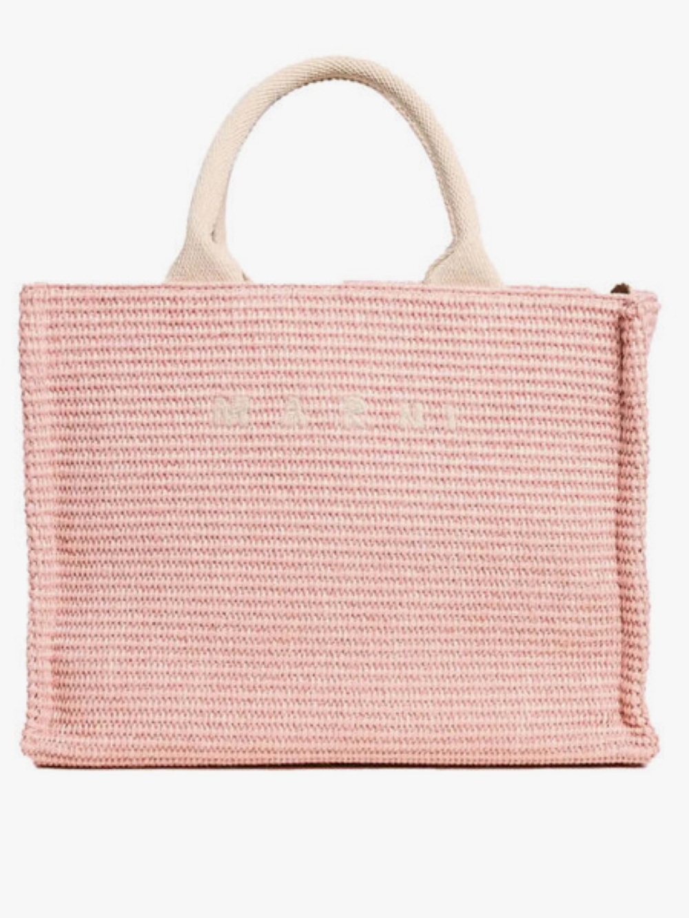 MARNI Woven Pink Tote Bag - Women's Casual Shoulder Bag - Picture 9 of 15